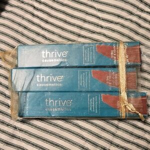 3 New Thrive Causemetics Empower Matte Lipstick Crayon In Ruth